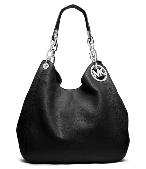 michael kors gray hobo bag|Michael Kors large shoulder bag.